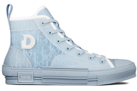 Dior B23 High Top Daniel Arsham Light Blue 